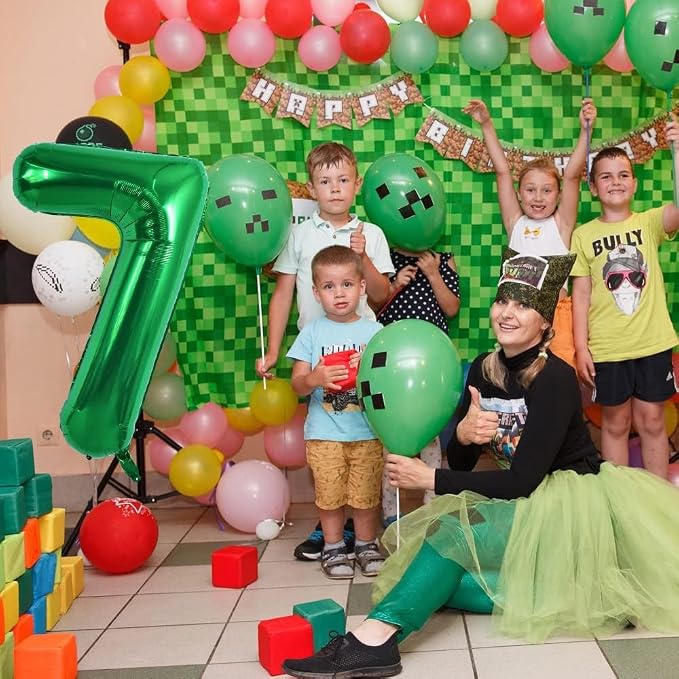 TONIFUL 40 Inch Large Dark Green Number 25 Balloons Giant Digital 25 or 52 - Image 6