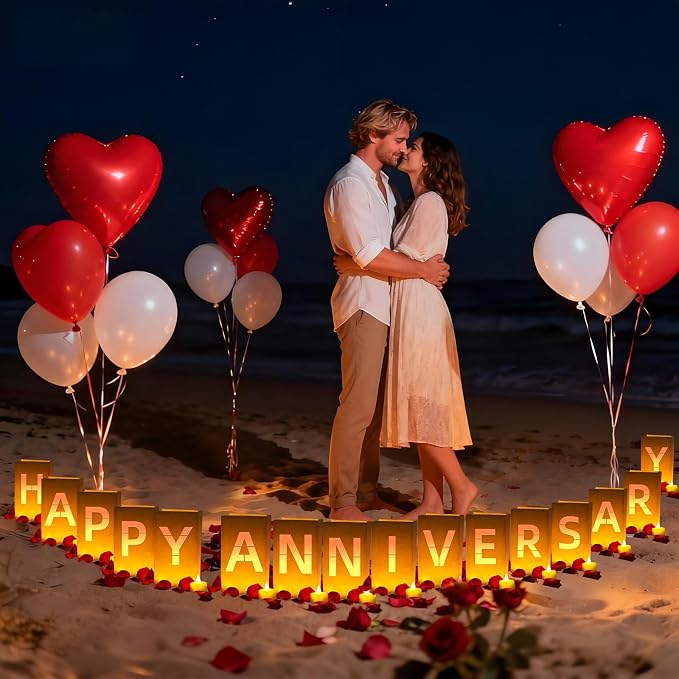 Happy Anniversary Light Up Letters, Include Light up Letters, - Image 6