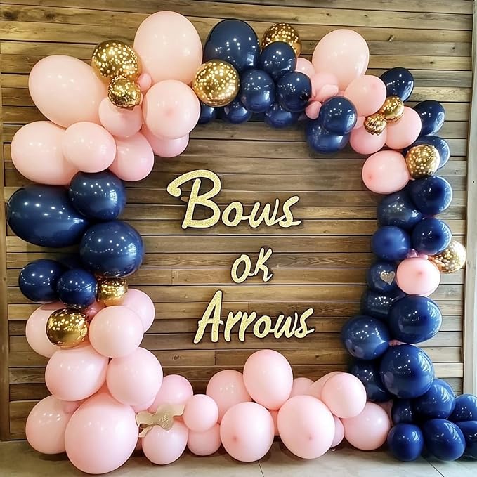 RUBFAC Blue Balloons Navy Blue Balloon Different Sizes 129pcs | Garland Arch Kit - Image 7
