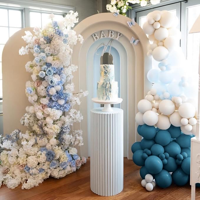 Dusty Blue Balloon Garland Kit - Image 7
