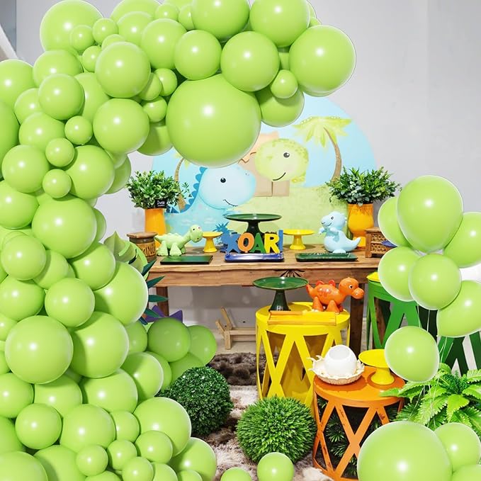 Amandir 153pcs Lime Green Balloons Arch Garland Kit Different Sizes | 18 12 10 - Image 7