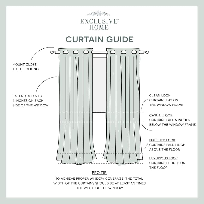 TOWN & COUNTRY LUXE Talia Double Layer Indoor Curtains, Sheer and Room - Image 7