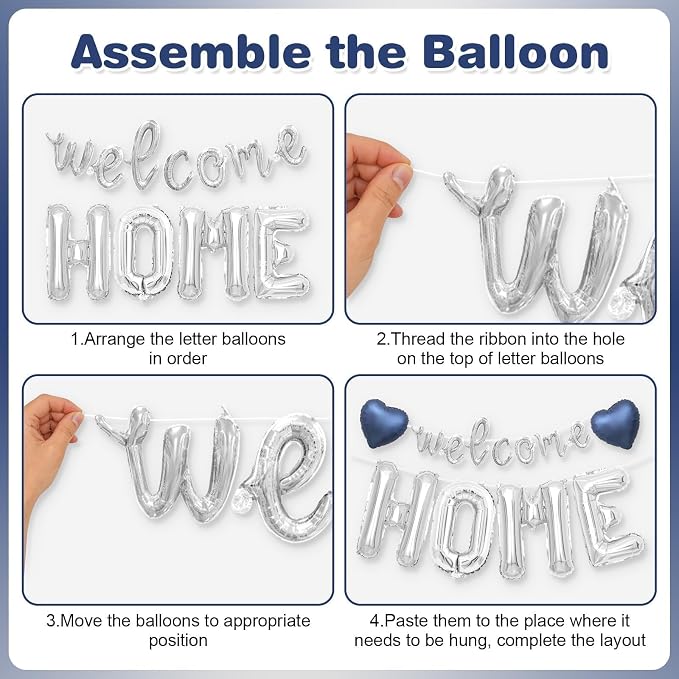 Welcome Home Balloons, Welcome Home Decorations - Image 9