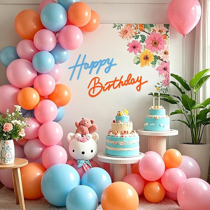 TONIFUL Happy Birthday Sign for Backdrop - Image 6