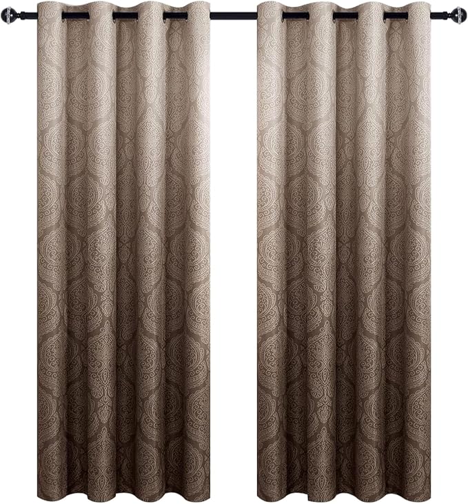 DWCN Ombre Blackout Curtains for Bedroom - Image 8