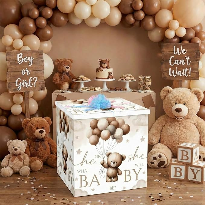 AmazingSpark 28in Giant Gender Reveal Gift Box - Image 6