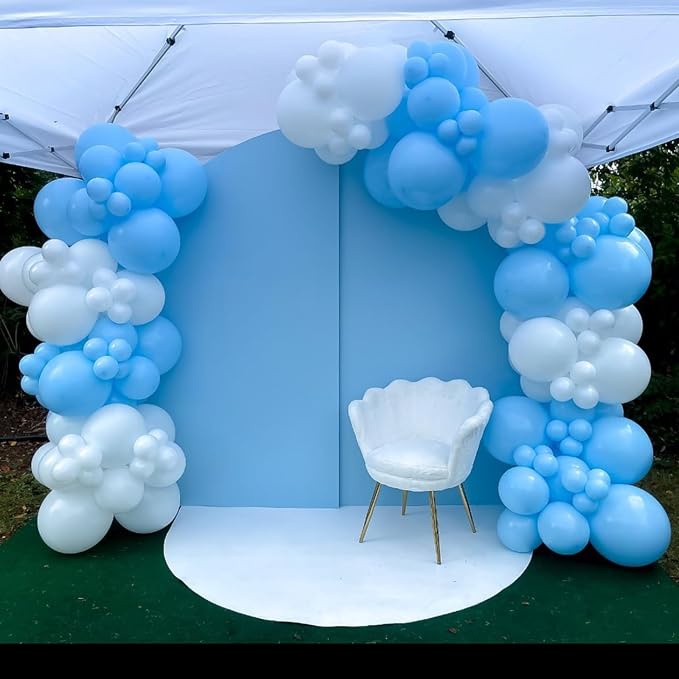 Blue and White Balloons - Image 7