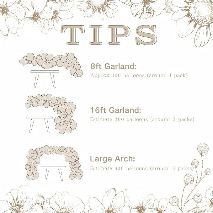 White Balloon Arch Kit for Wedding Bridal Shower Baby Shower Decorations | - Image 8