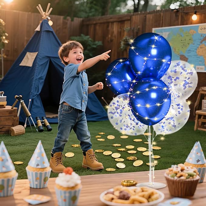 4Sets Silver Balloons Stand, Balloons Stands - Image 9