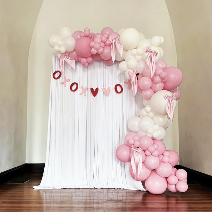 Lukiituke Light Pink Balloon Arch Kit, Baby Shower, Birthday Party Decorations - Image 9
