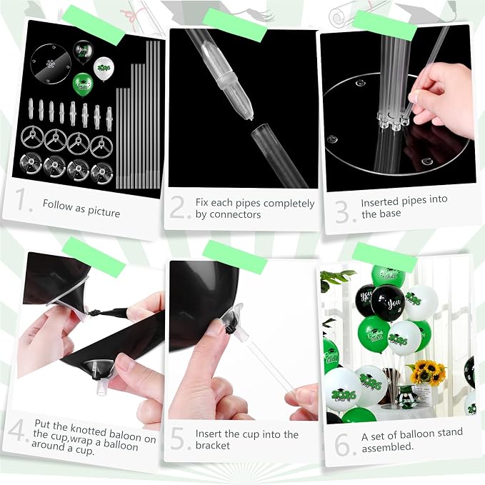 4 Set Graduation Party Balloon Stand Kits - Image 6