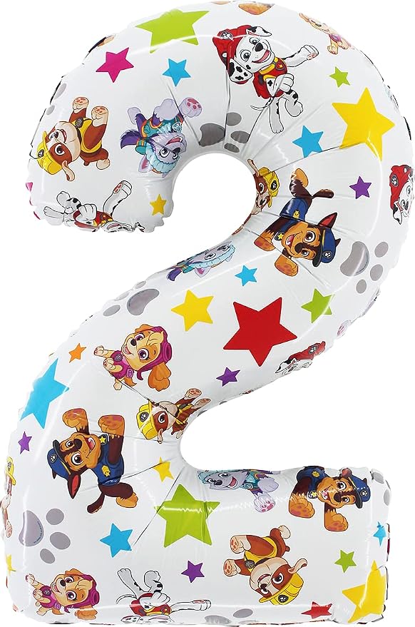 Toyland® 26 Inch Paw Patrol Number Foil Balloon by Toyland