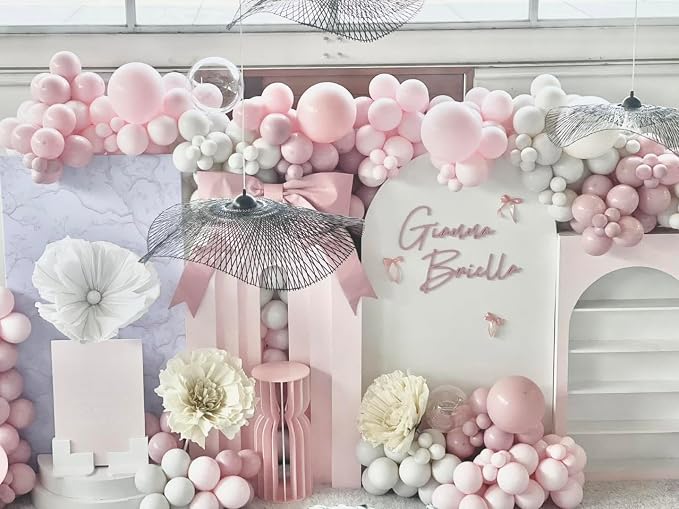 Light Pink Latex Balloons, Baby Shower, Valentines, Gender Reveal Party - Image 6