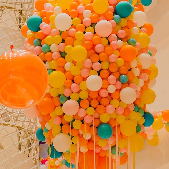 Yellow Balloons 110Pcs, 5 Inch Small Yellow Latex Party Balloons, Mini Thick - Image 7