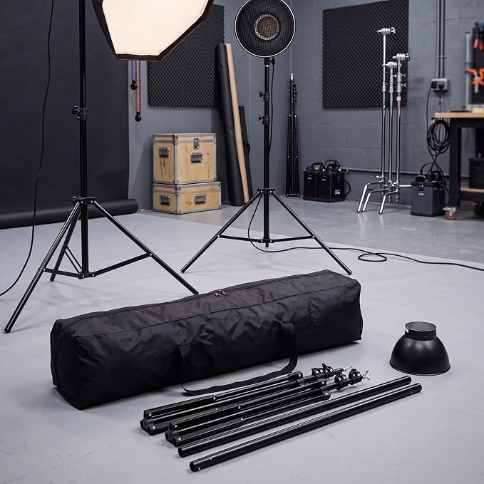 3 Pcs Tripod Carrying Case Bag Water Resistant Durable Lightweight - Image 7