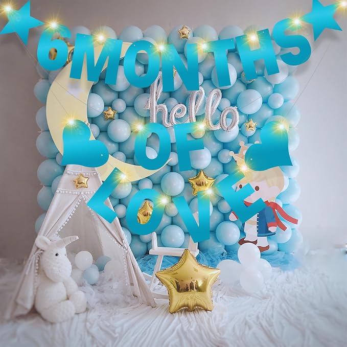 175Pcs DIY Glitter Customizable Banner Kit Happy Birthday Custom Letters Banner - Image 6