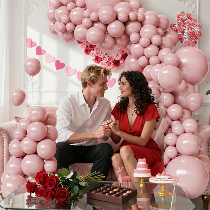 Dusty Pink Balloons Arch Kit, Baby Shower, Gender Reveal, Anniversary - Image 7
