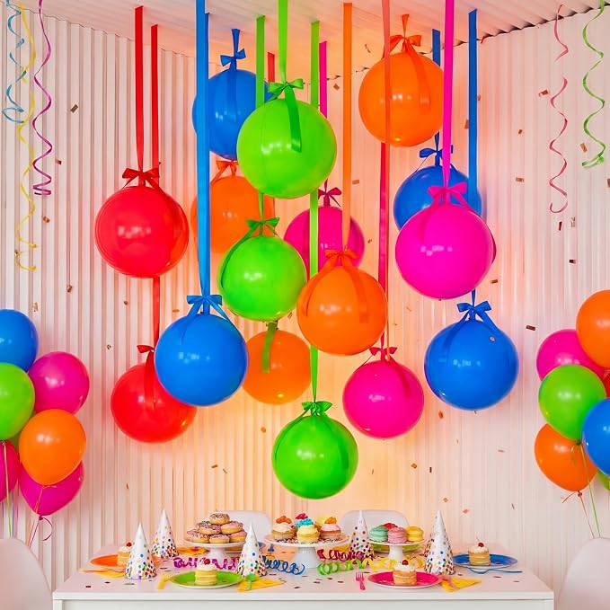 Jenaai 30 Set Round Foil Balloons Bulk 22 Inch 4d Metallic Giant Balloons Set - Image 7