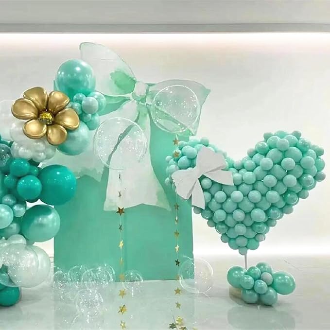 5 inch Teal Balloons - Image 7