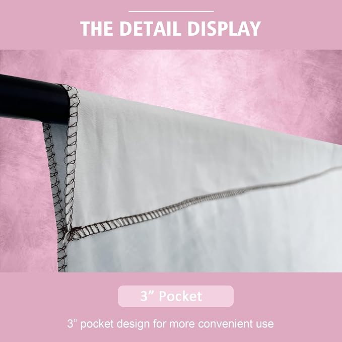 Abstract Photography Backdrop for Photoshoot 8x12ft, Light Pink, No Stand | - Image 6