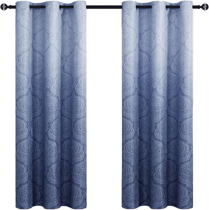 DWCN Ombre Blackout Curtains for Bedroom - Image 8