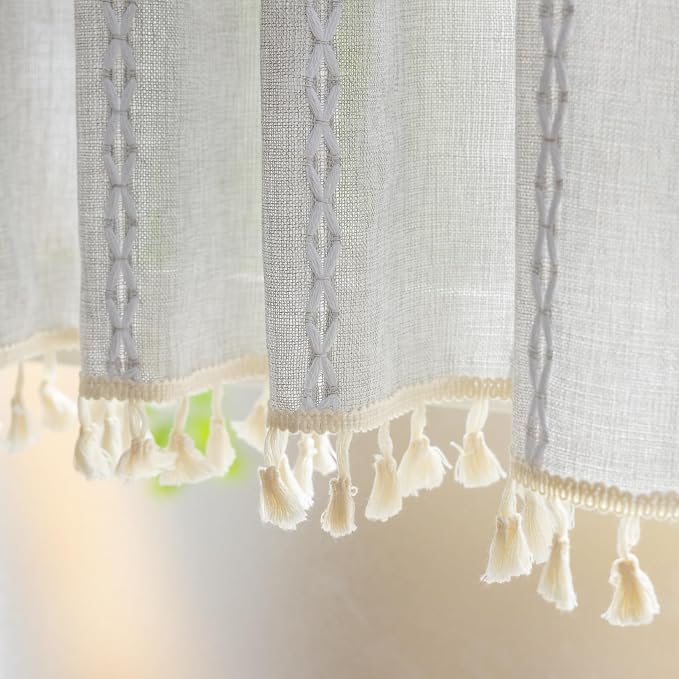 Sutuo Home Boho Curtains Valance - Image 7