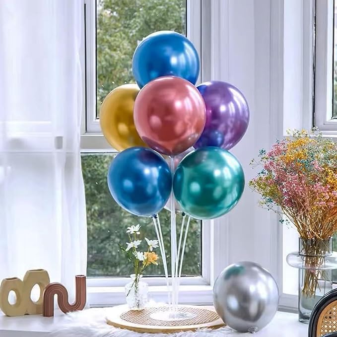 8 Pack Balloon Stand Kits, Fenxyo Balloon Sticks Holder - Image 9