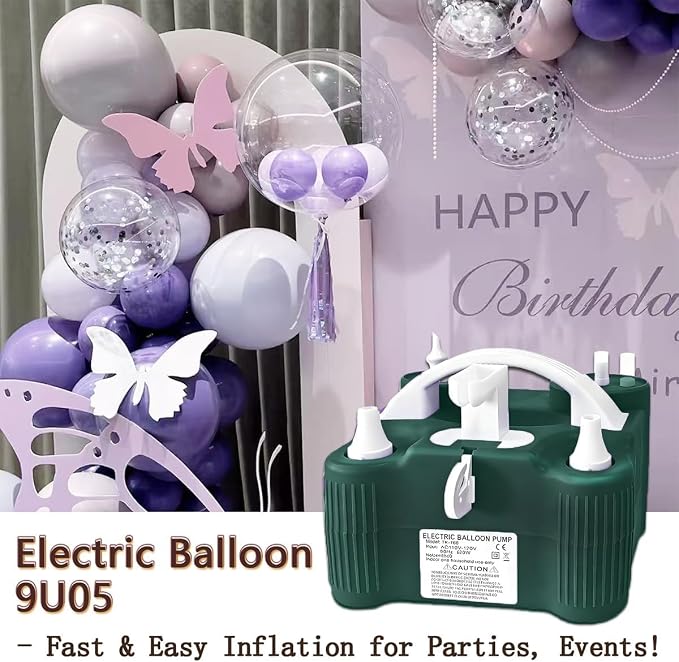 4-in-1 Electric Balloon Pump, Portable Electric Air Balloon Blower Machine - Image 7