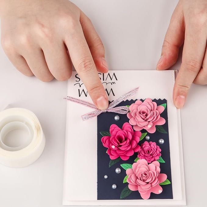 BAOFALI 3600 Pcs 1/8in 12 Roll Ultra Thin Adhesive Dots, Double Sided Stickers - Image 9