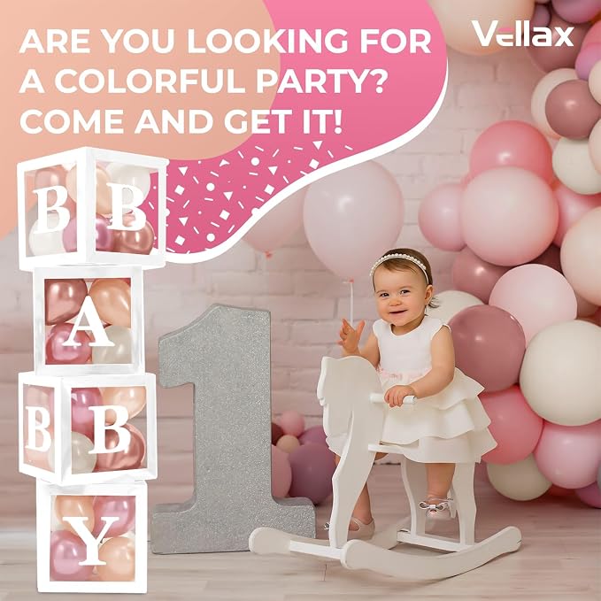 44-Piece Baby Shower Decorations - Image 9