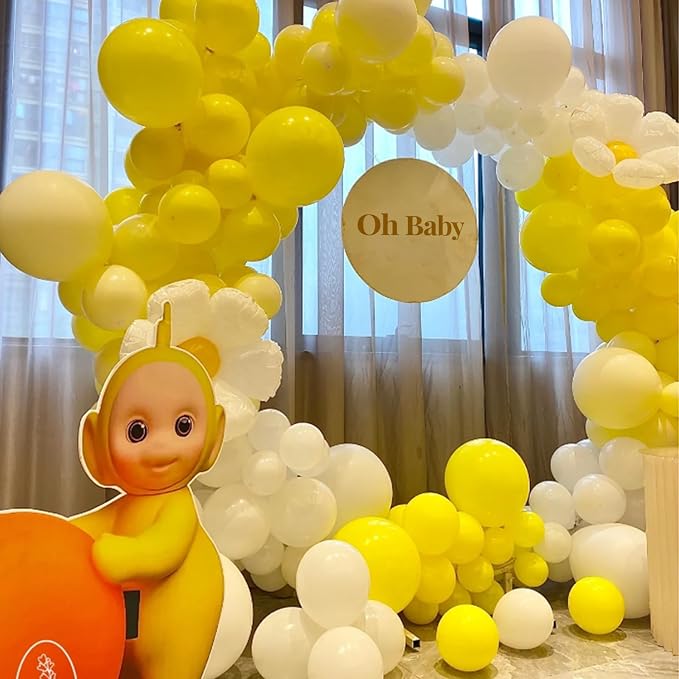 134Pcs Yellow Balloons Different Sizes 5 10 12 18 Inch Yellow Balloon Garland - Image 7