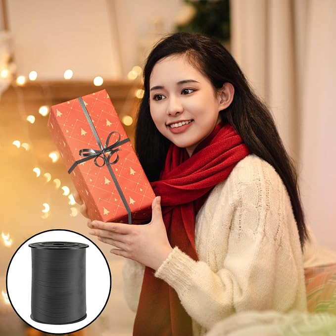 500 Yard Black Curling Ribbon for Birthday Party Festival Decoration and Crafts - Image 7