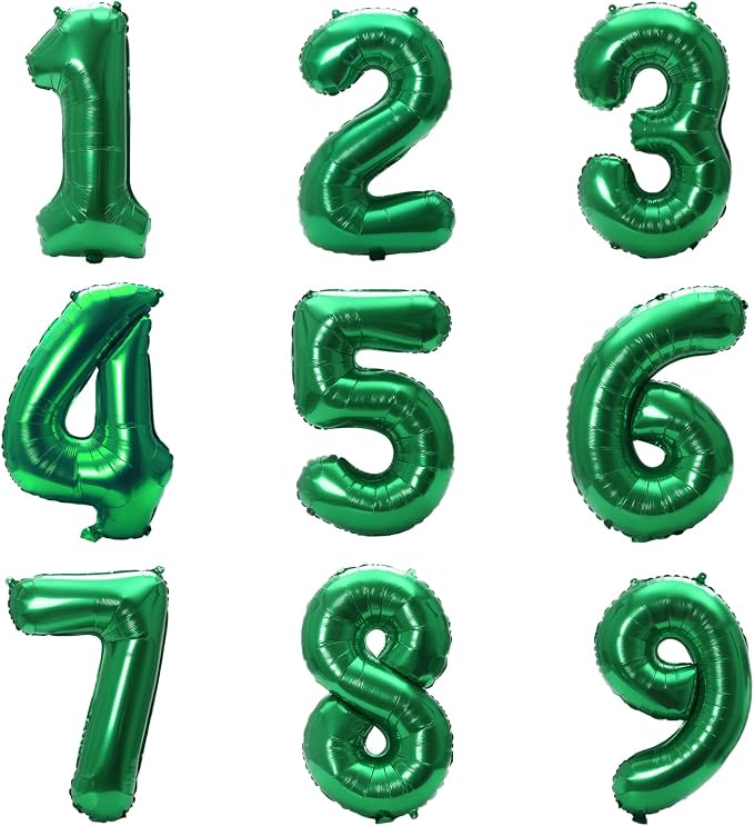 YPSelected 32 Inch Large Foil Helium Number Balloon Birthday Wedding Party 0-9 - Image 4
