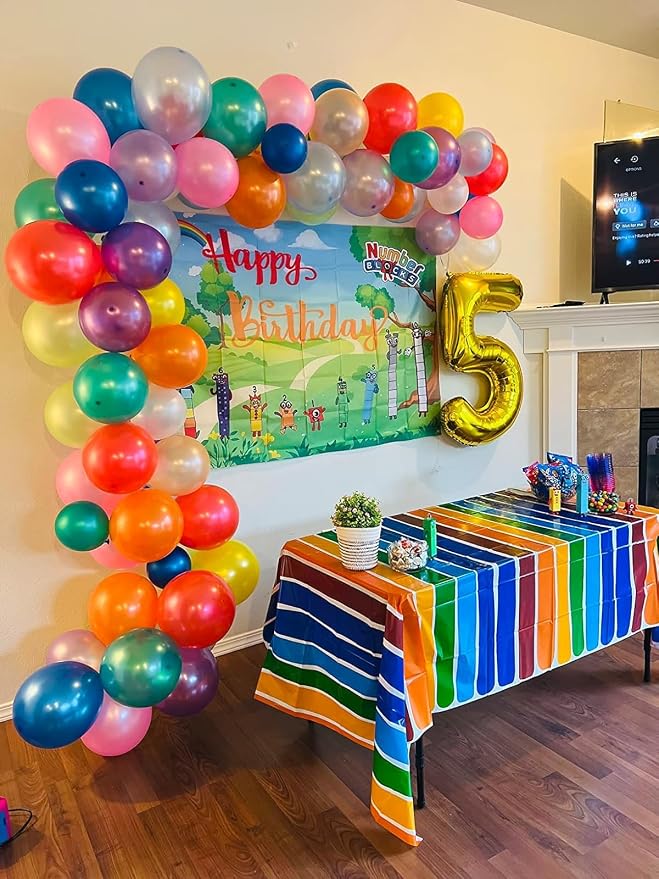 Gold 5 Balloon - Number Balloon 40 Inch, 5th Gold Birthday Decorations | Giant - Image 9