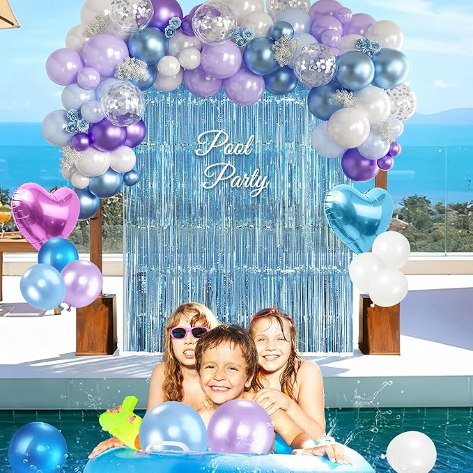 Mermaid Party Balloons Garland Arch Kit - Image 7