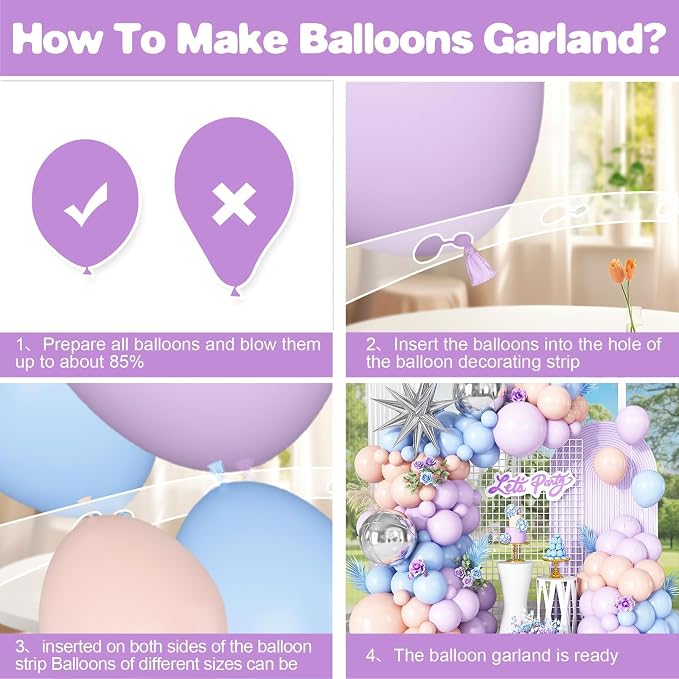 Pastel Balloon Arch Garland Kit - Image 8