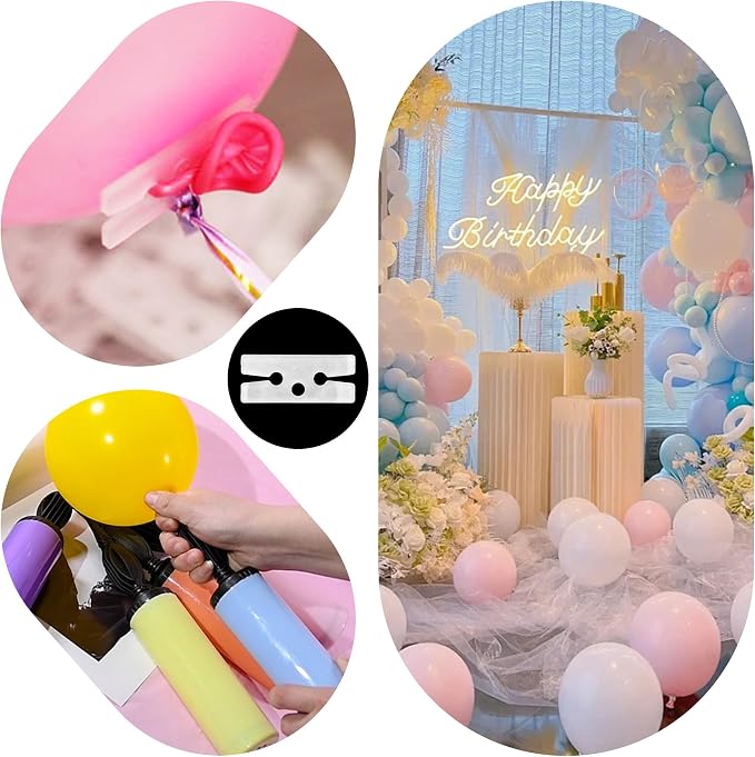 200PCS H-Shaped Transparent Plastic Balloon Clips - Image 7