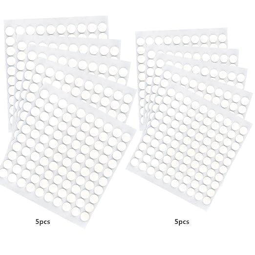 Pistha 10 Sheet Foam Round Dots Double-Sided Adhesive 3D Craft Foam Tape - Image 7