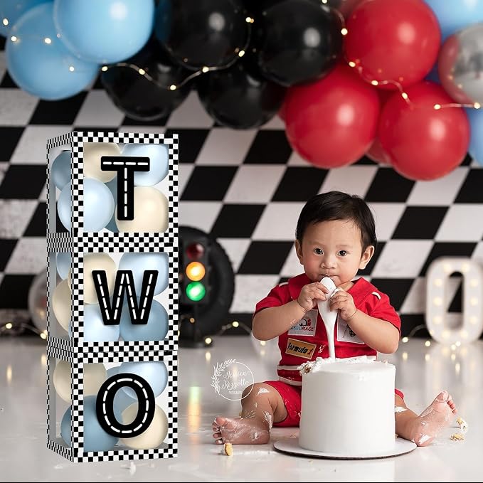Two Fast Birthday Decorations for Boys, Race Car TWO Boxes - Image 7