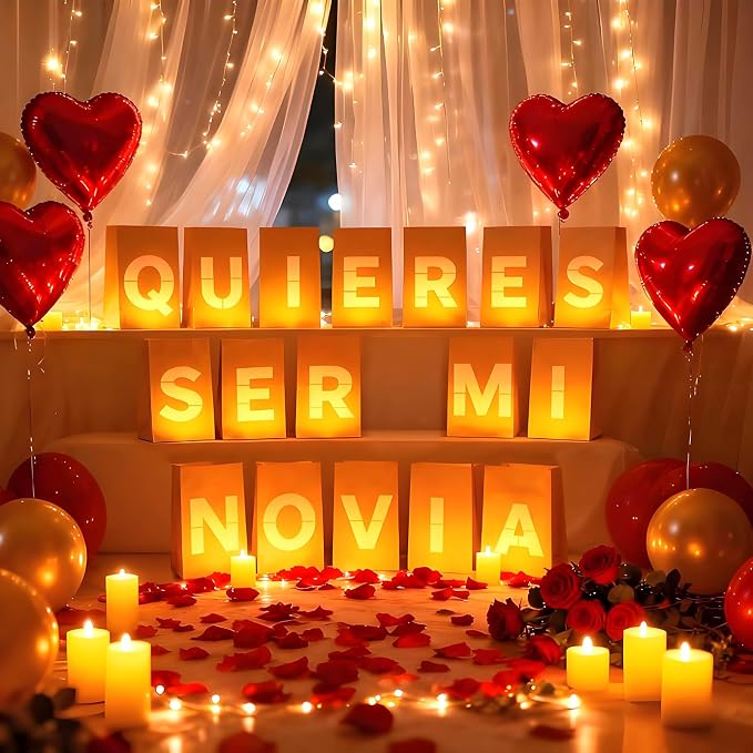 Quieres Ser Mi Novia Light Up Letters, Include Light up Letters, - Image 7