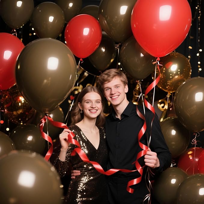 18 Inch Brown Latex Balloons 32 Pack - Image 8