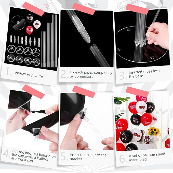4 Set Graduation Party Balloon Stand Kits - Image 6