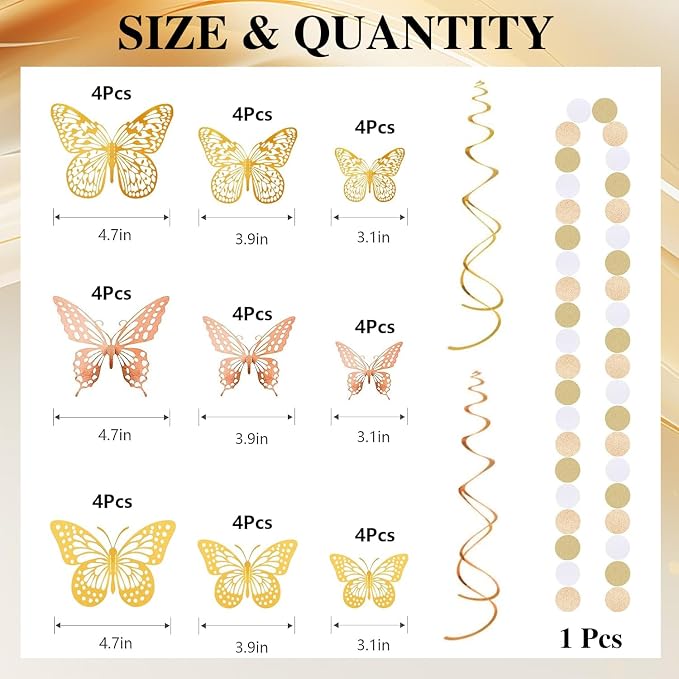 Champagne Gold Birthday Decorations - Image 6