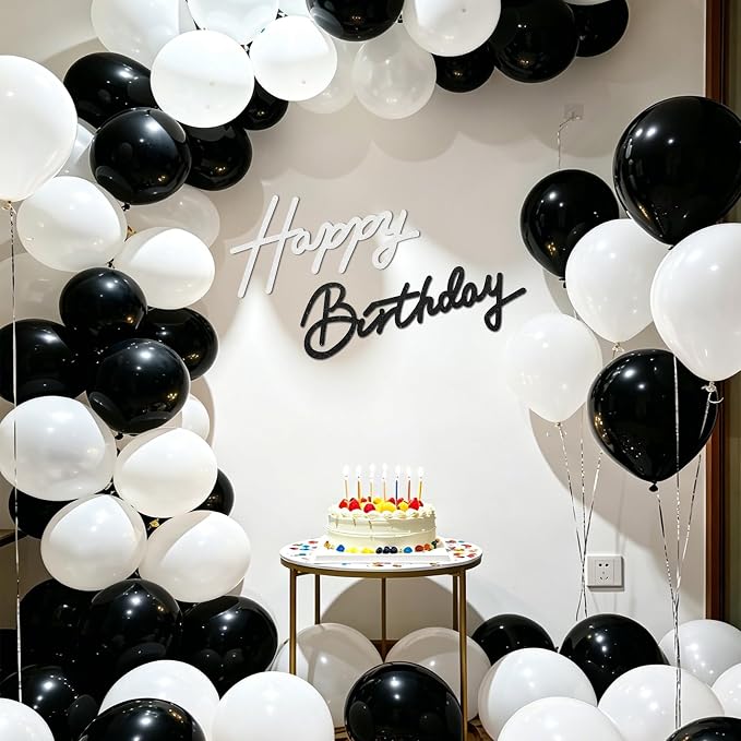 TONIFUL Happy Birthday Sign for Backdrop - Image 6