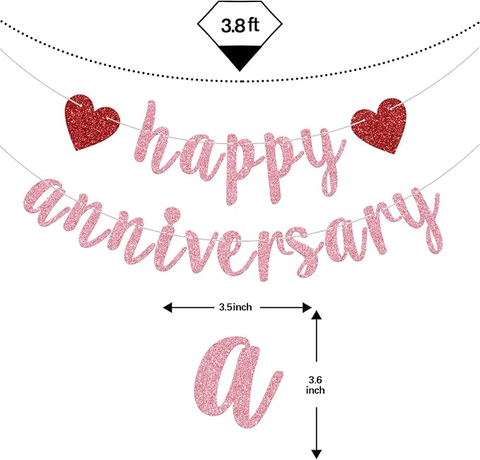 Happy Anniversary Banner, Anniversary Party Decorations, We Still Do, Happy - Image 7