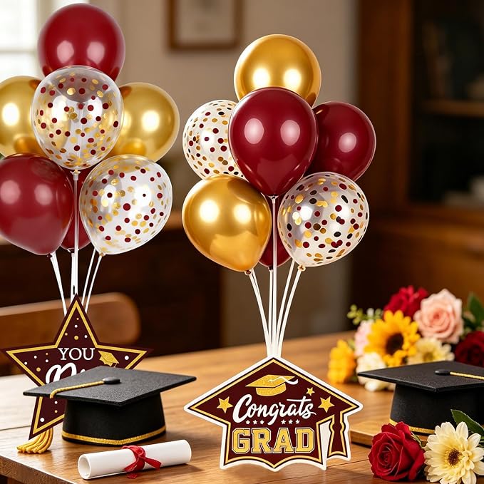 6 Sets 2026 Graduation Balloon Stand Kit - Image 9