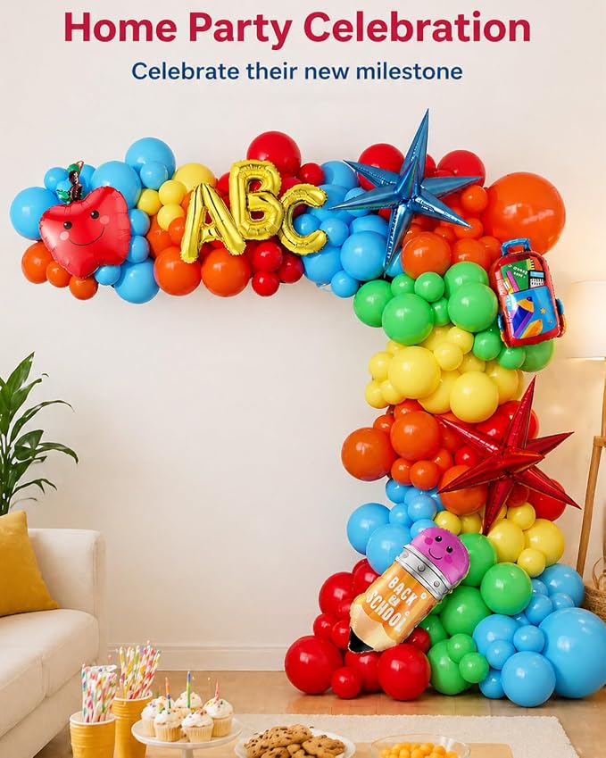 Back to School Balloon Arch Kit, Preschool Graduation Decorations & First Day - Image 7