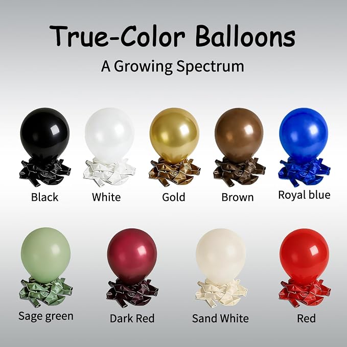 50pcs White Balloons 12 Inch, Premium Matte Thick Latex Party Balloons - Image 7