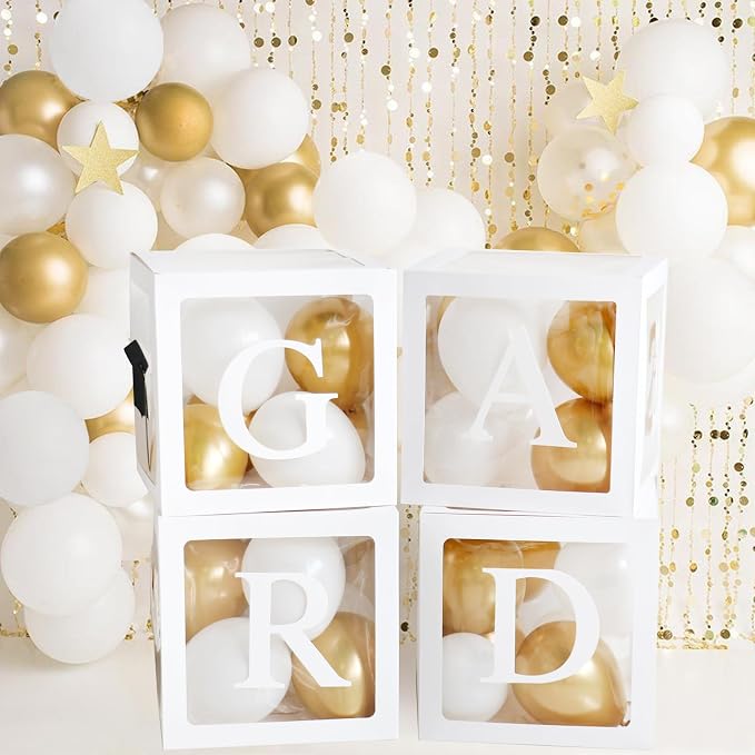 Graduation Decorations 2025, PROUD OF YOU, Class of 2025 and 118pcs White Gold - Image 7