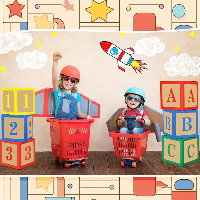 Zhanmai 6 Pcs ABC and 123 Balloon Boxes - Image 7